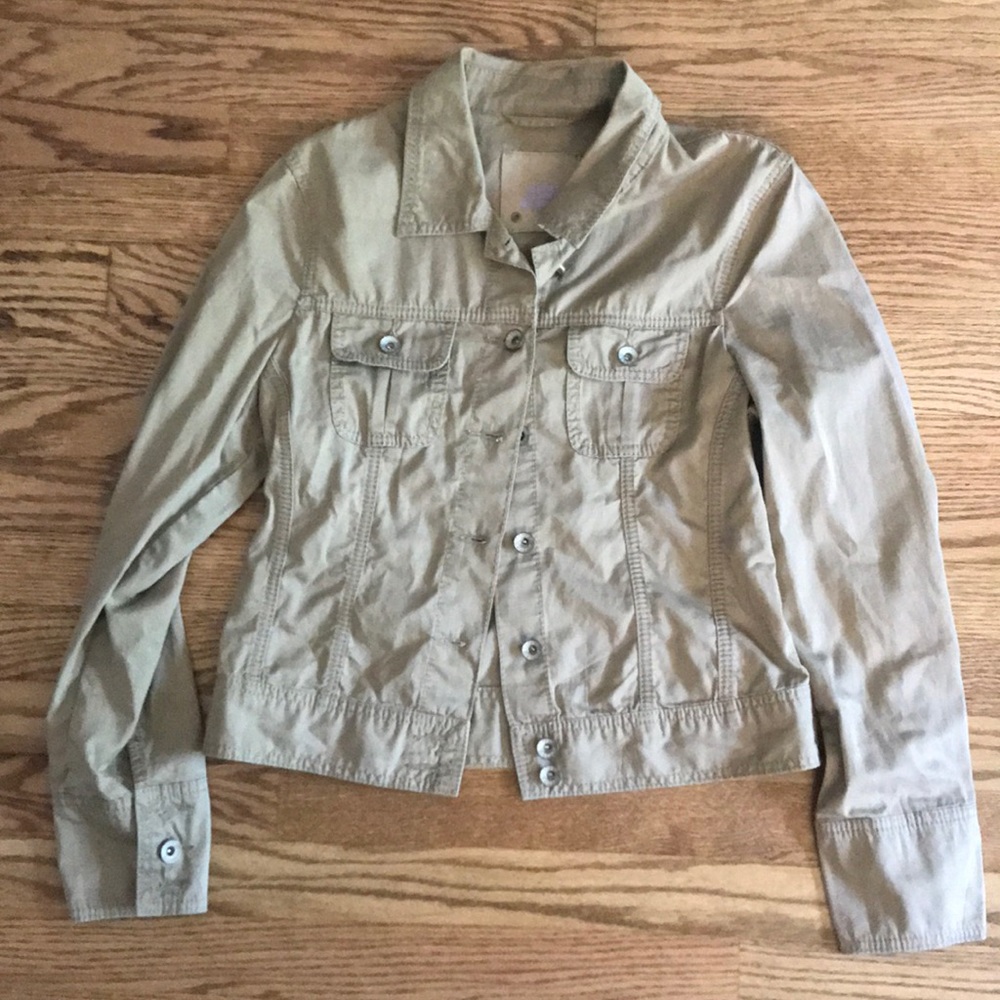 Esprit tan cotton jacket